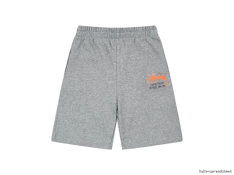 Stussy street-style grey shorts