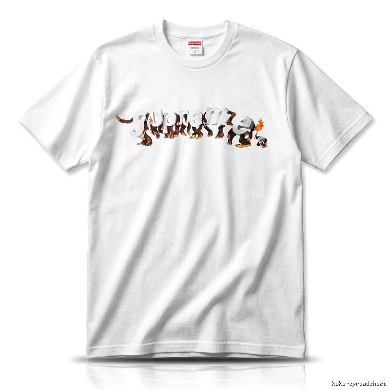Supreme Animal Print White T-shirt
