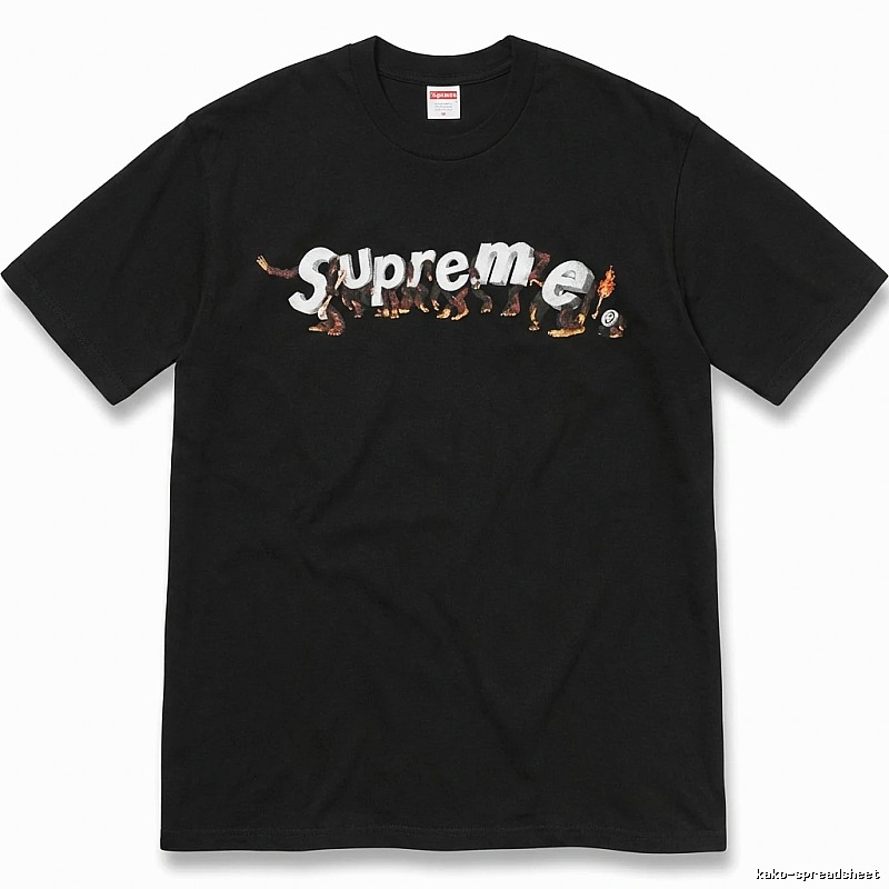 Supreme Ape Series Black T-shirt