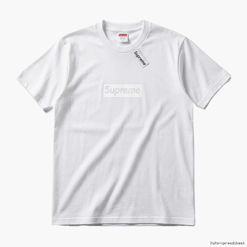 Supreme basic simple white T-shirt