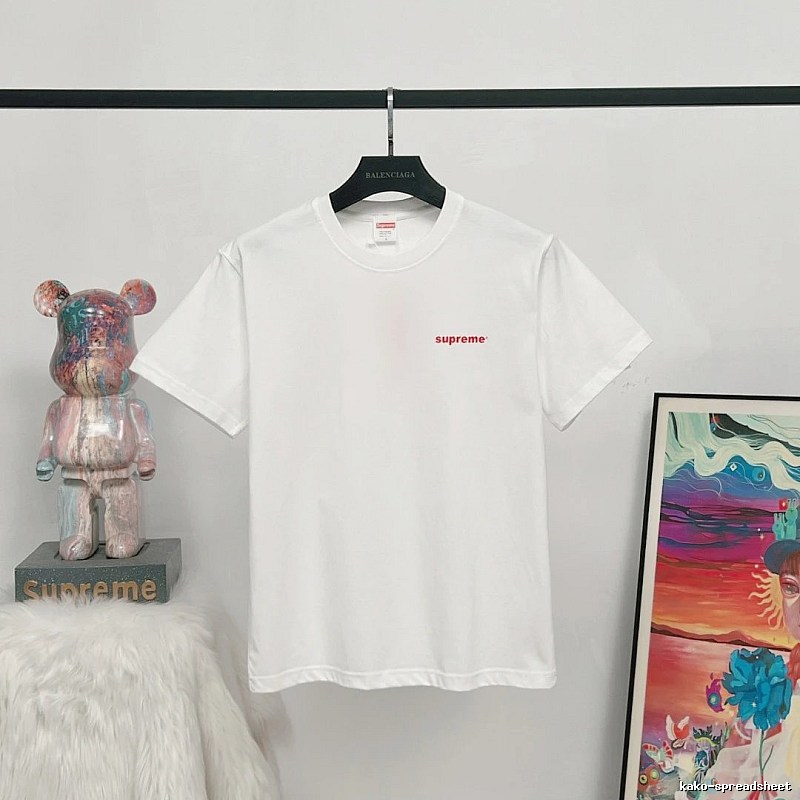 Supreme Classic Minimalist Style White T-shirt