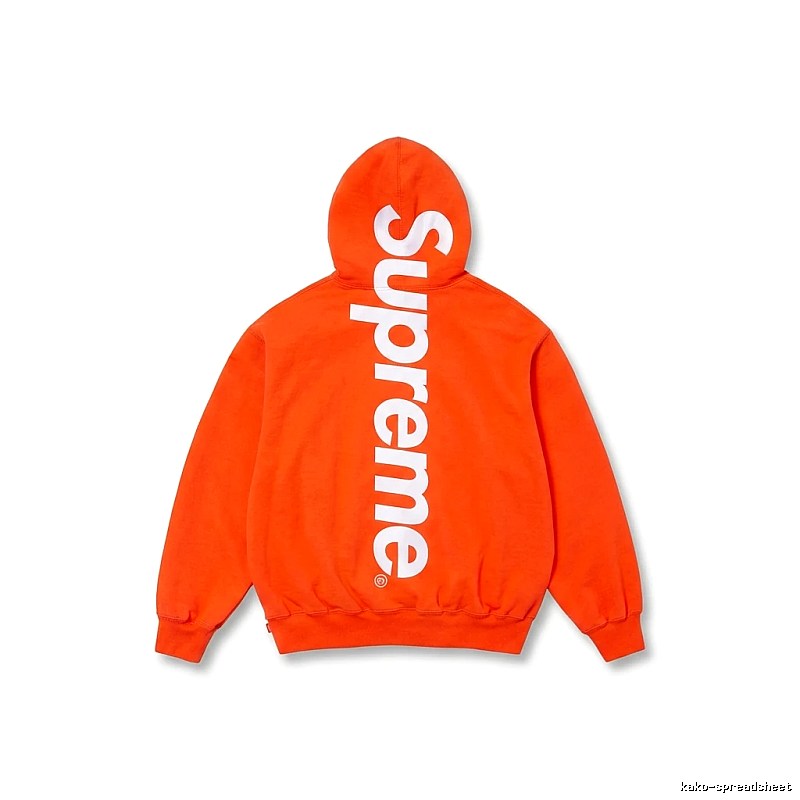 Supreme classic orange hoodie