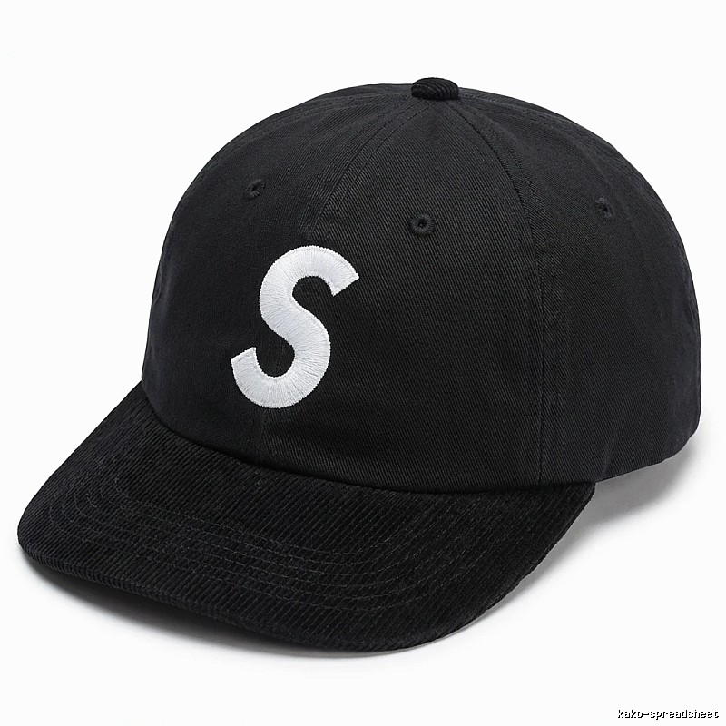 Supreme minimalist style black hat
