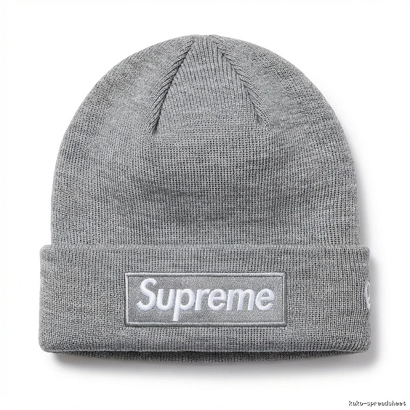 Supreme minimalist style grey hat