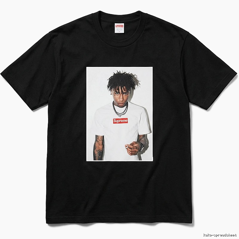 Supreme Portrait Style Black T-shirt
