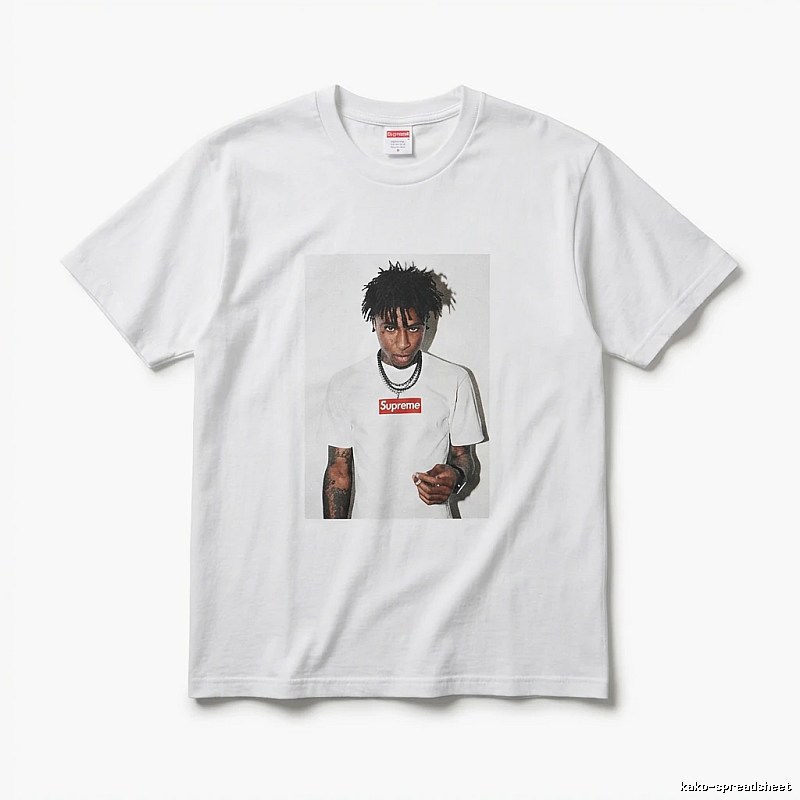 Supreme Portrait Style White T-shirt