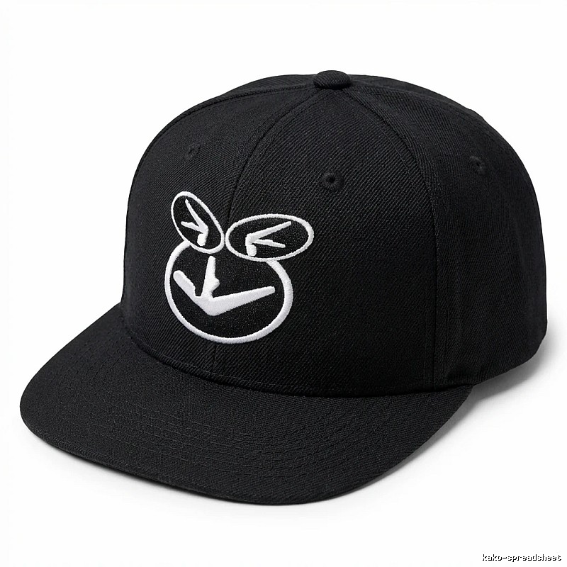 Supreme Smiley Face Trendy Brand Black Hat