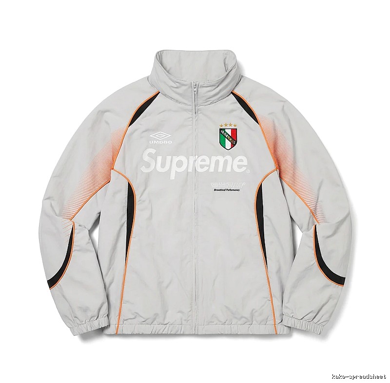 Supreme sporty light gray jacket