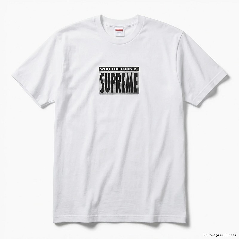 Supreme trendy and cool style white T-shirt