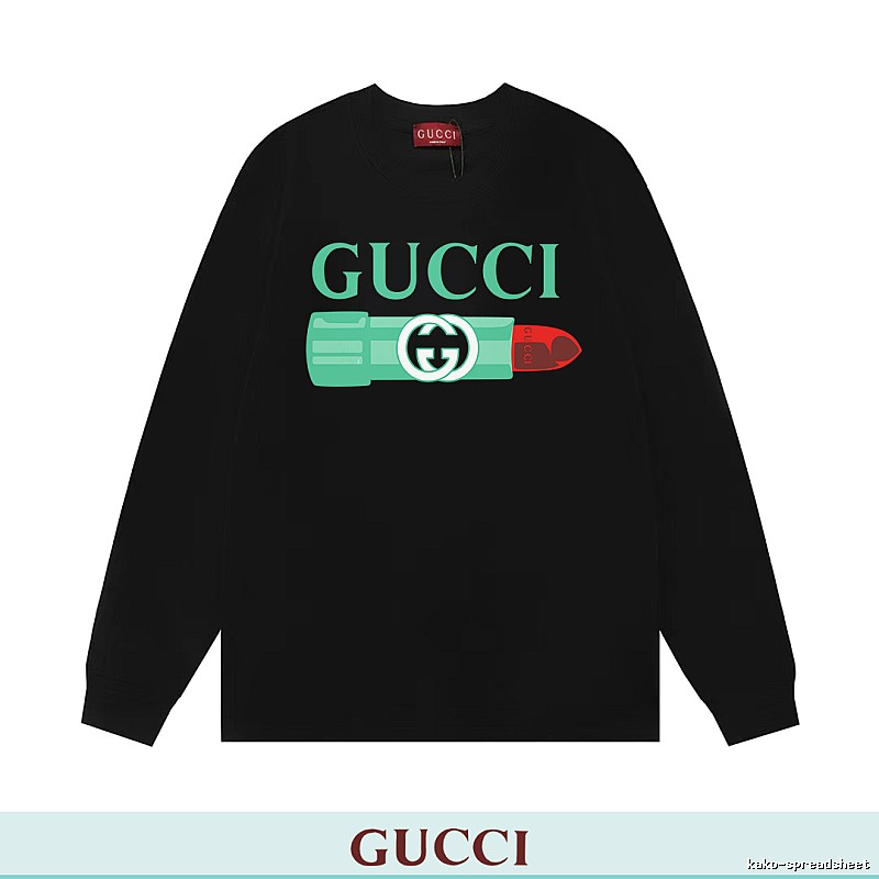 Sweatshirt by Gucci with Black Gucci Sweatshirt with Green