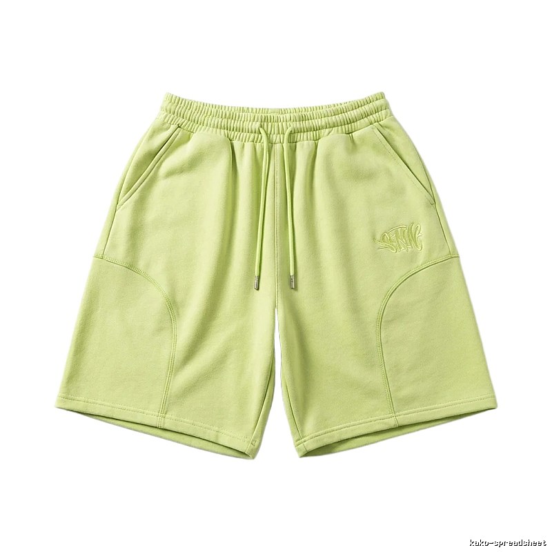 SynaWorld casual light green shorts