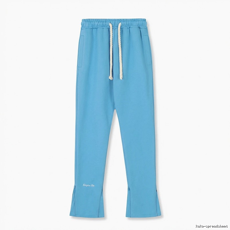 SynaWorld casual style blue sweatpants