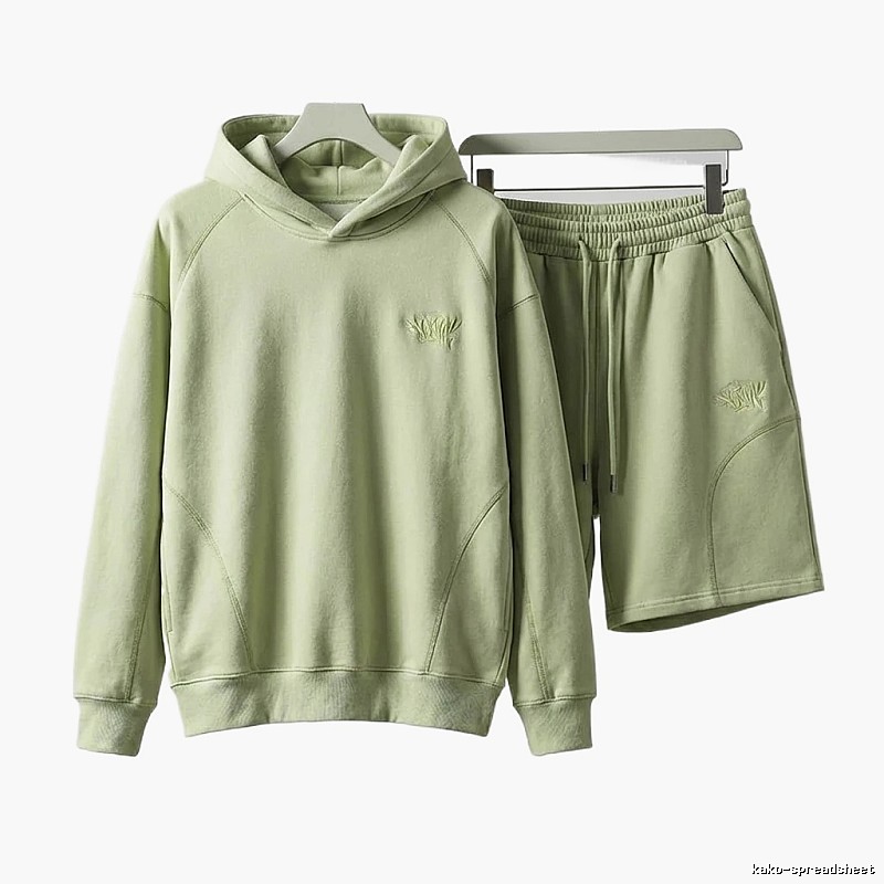 SynaWorld casual style light green suit