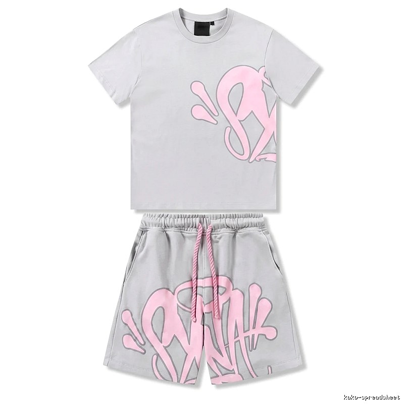 SynaWorld Graffiti Style Gray-Pink Set