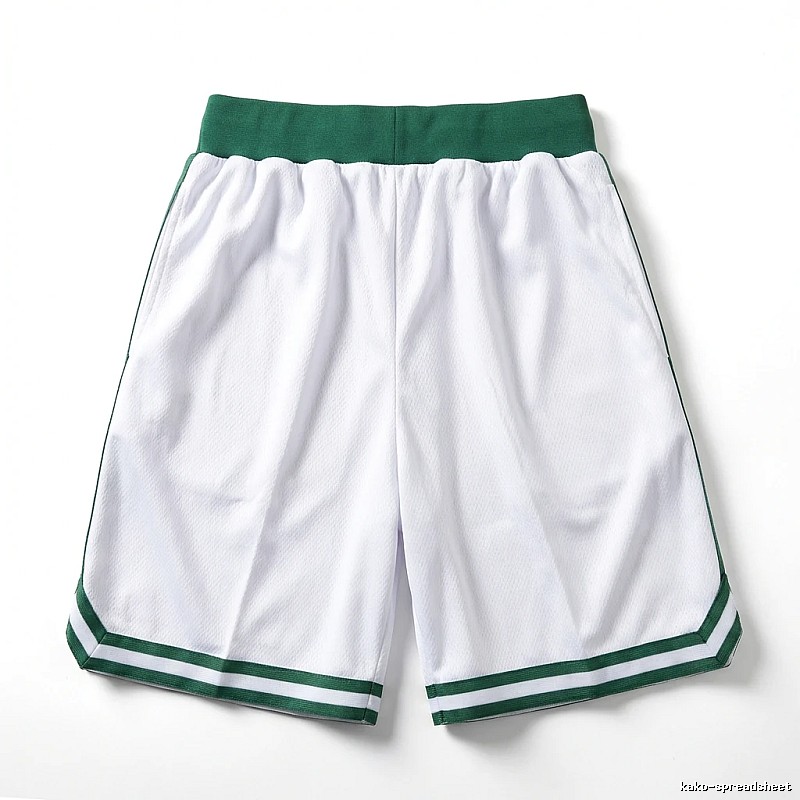 Tatum sporty white-green shorts