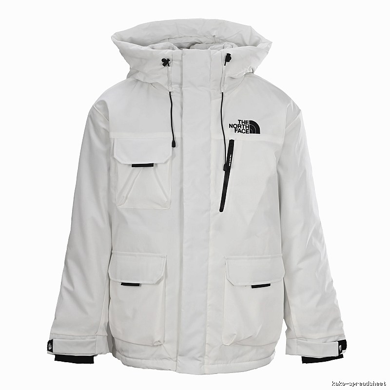 The North Face Utility Snow Jacket with hooded build in White