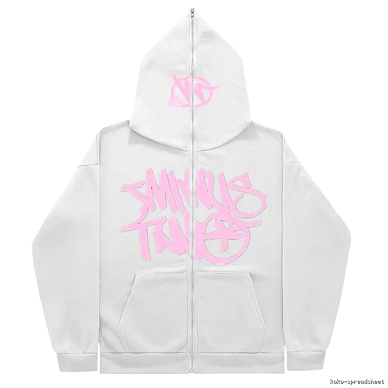 Trapstar Daily Graphic zip hoodie Black Zip Pink with Visual Detail