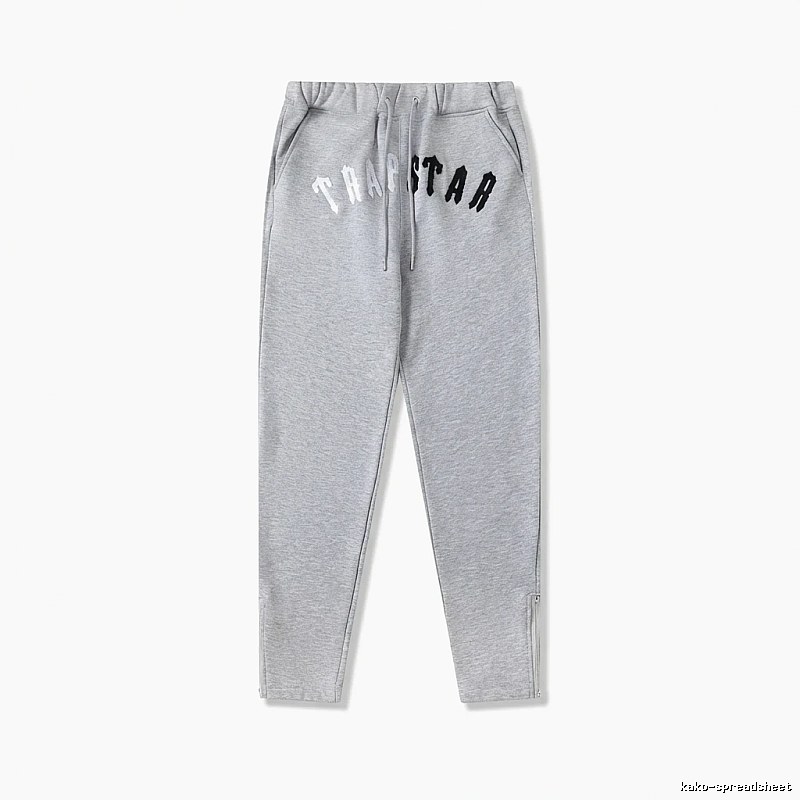 Trapstar Letter Style Grey Sweatpants