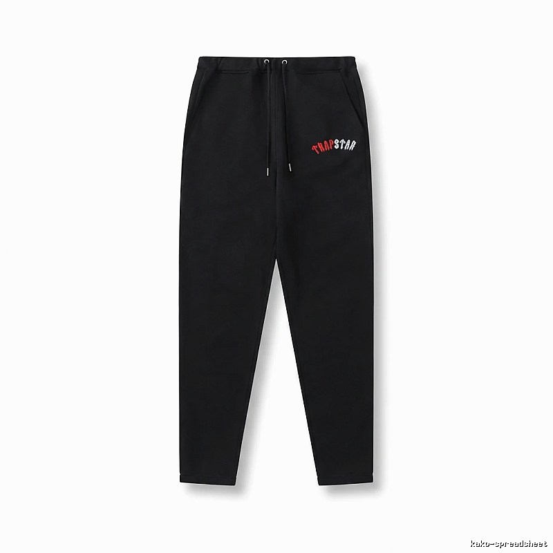 Trapstar minimalist style black sweatpants