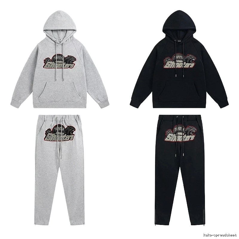 Trapstar sporty grey/black suit set