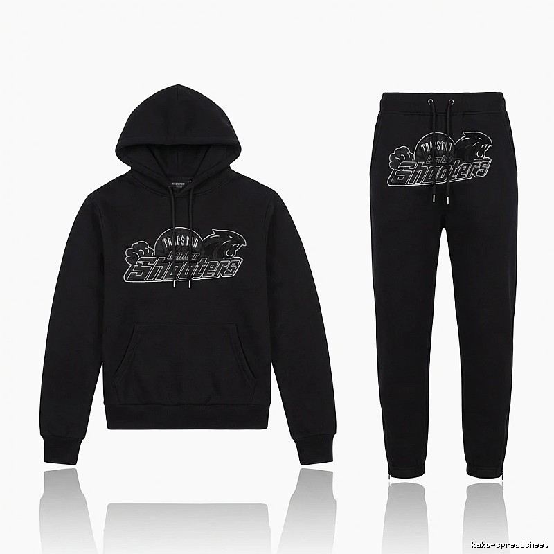 Trapstar trendy and cool style black suit