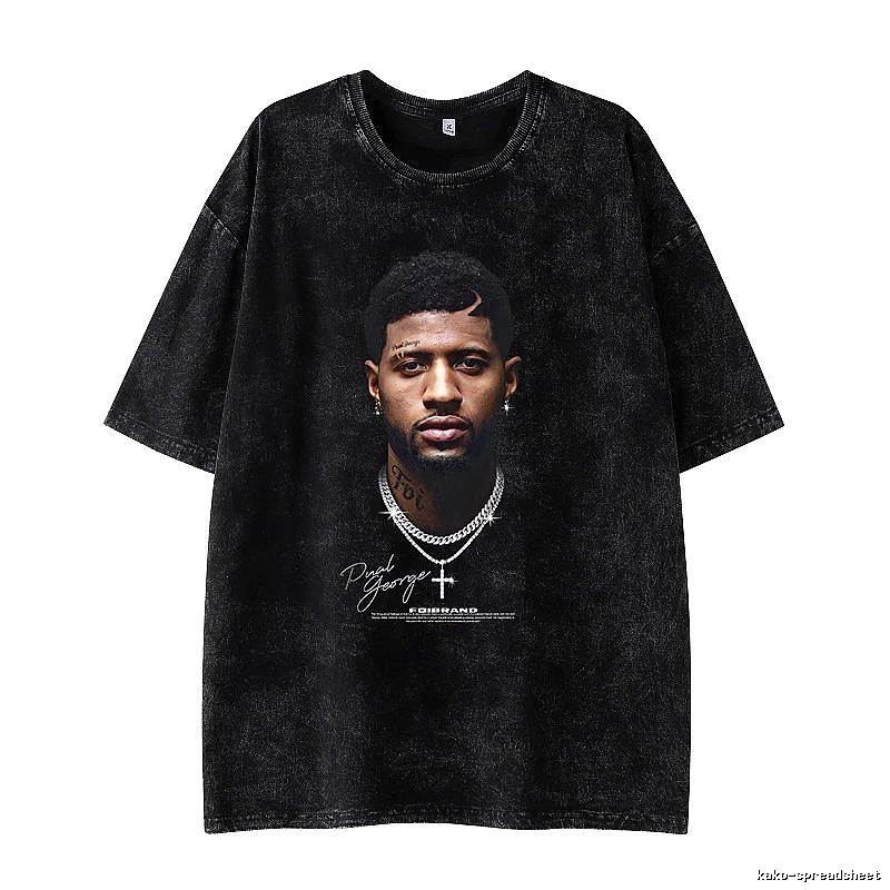 Tupac Logo Detail Portrait graphic T-shirt Black Tupac Collage with Relaxed Feel