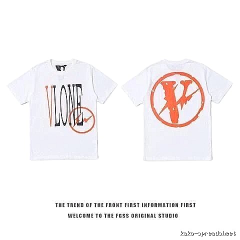Vlone Logo Detail Logo T-shirt Black Purple Vlone with Functional Detail