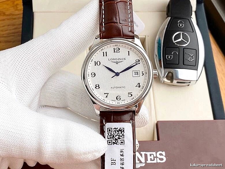 Watch by Hermes with White Dial Leather Strap Watch