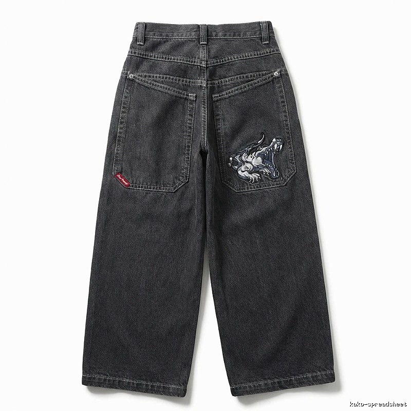 Y2K dark style jeans